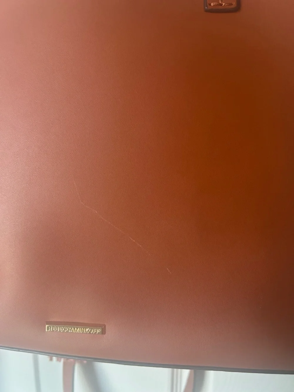 Rebecca Minkoff Florence Cognac Leather Tote with Tassel - Picture 8 of 12